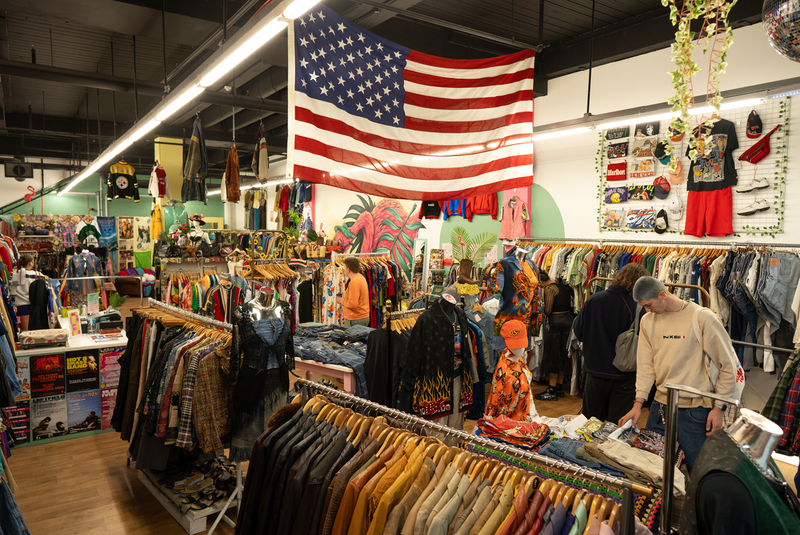 Flamingo vintage thrift store deals