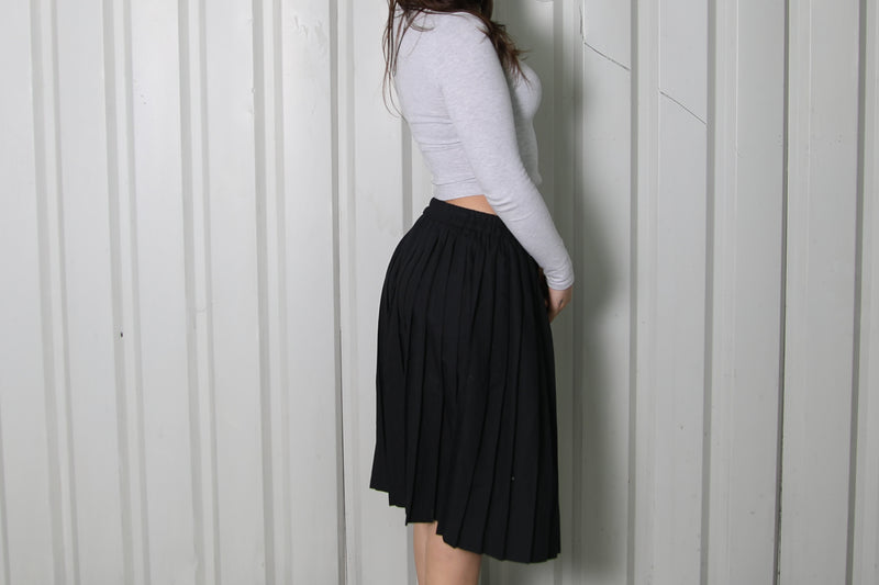 Midi Pleated Skirt