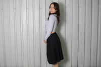 Midi Pleated Skirt