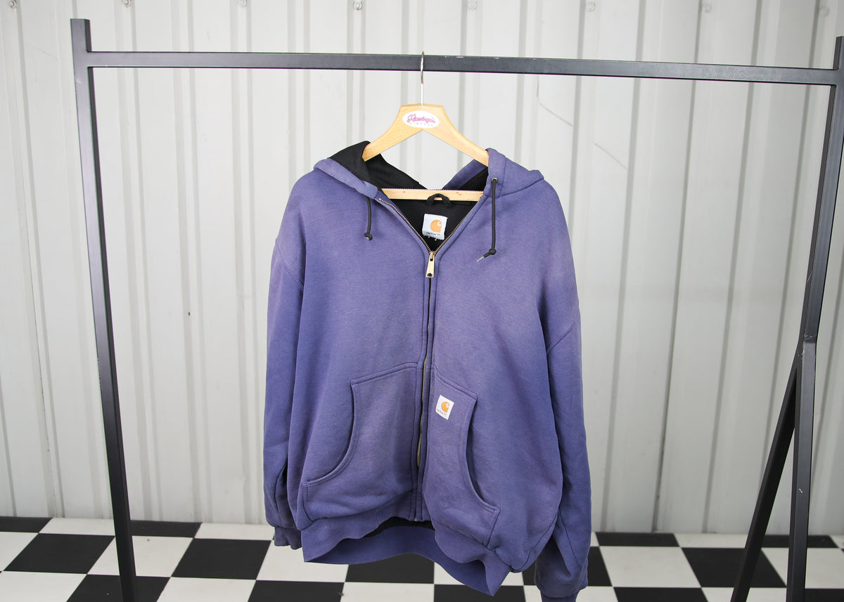 Vintage Carhartt Lilac Zip-up Hoodie