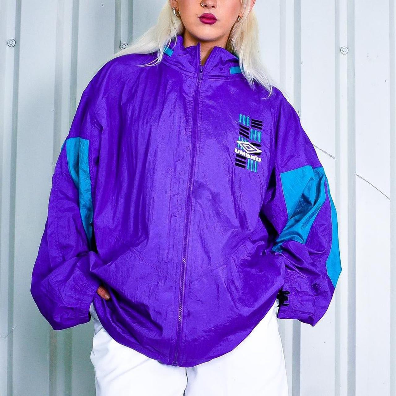 Windbreaker purple hot sale