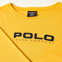 POLO Ralph Lauren Jeans YellowGraphic Spell Out Long Sleeve Baby Tshirt