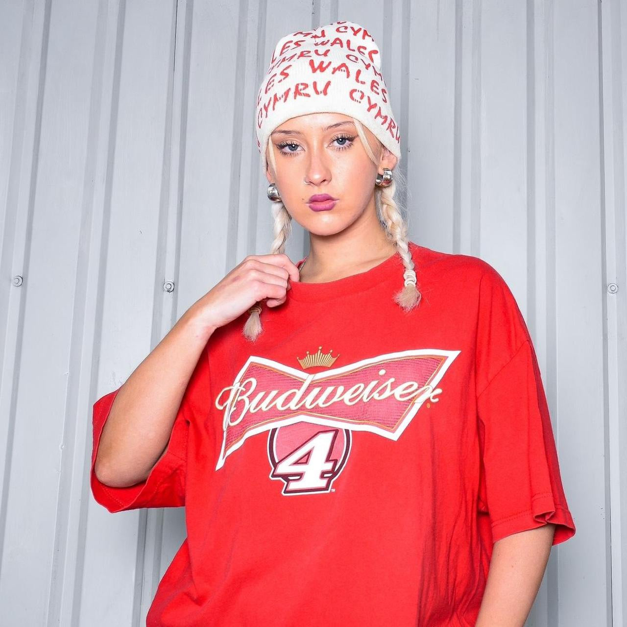 Budweiser t shirt uk best sale