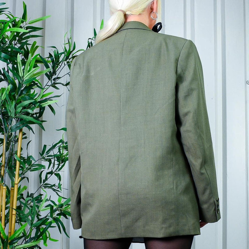 Insane 90s Sage Green Suit Blazer