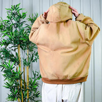 Peng Tan Brown Dickies Workwear Hooded Canvas Jacket